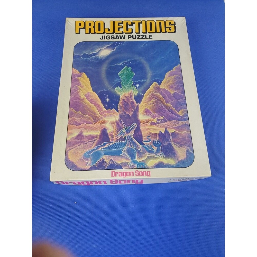 Projections Jigsaw Puzzle-Dragon Song- Gilbert Williams 1978 Antique Rare 6125